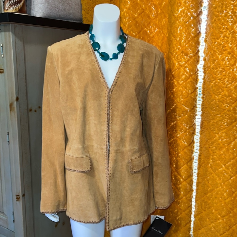 Terry Lewis Tan Suede Women's Jacket